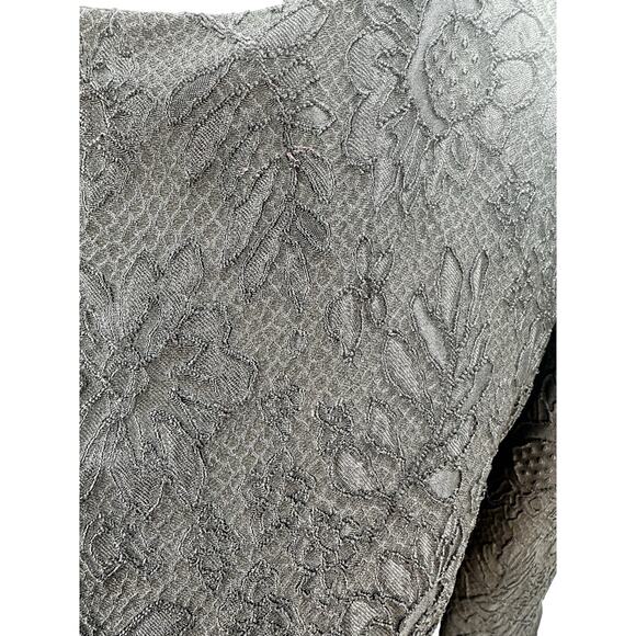 Brooks Brothers Black Jacquard Dress Size 12 3/4 Sleeve Classic Career Work - Picture 3 of 10